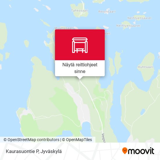 Kaurasuontie P kartta