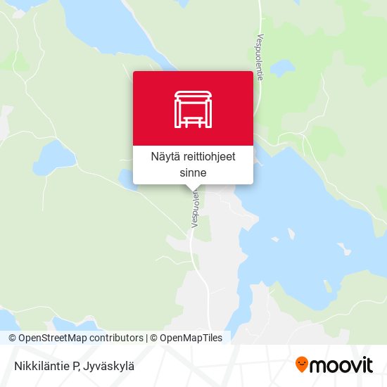 Nikkiläntie P kartta