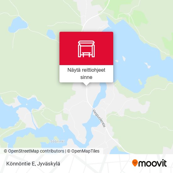Könnöntie E kartta