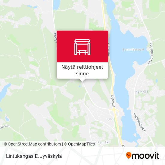 Lintukangas E kartta