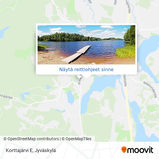 Korttajärvi E kartta