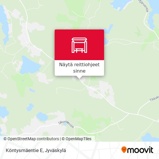 Köntysmäentie E kartta