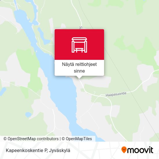 Kapeenkoskentie P kartta