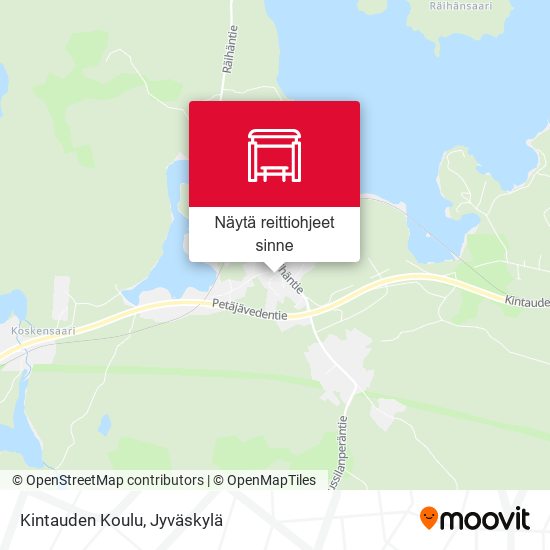 Kintauden Koulu kartta