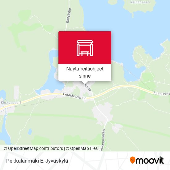 Pekkalanmäki E kartta