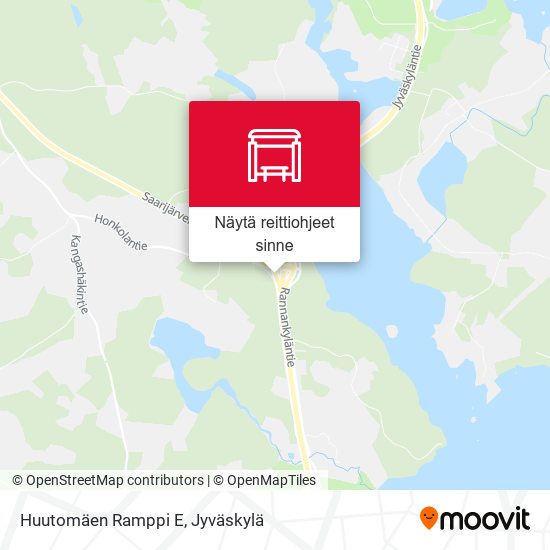 Huutomäen Ramppi E kartta