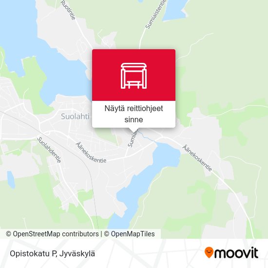 Opistokatu P kartta