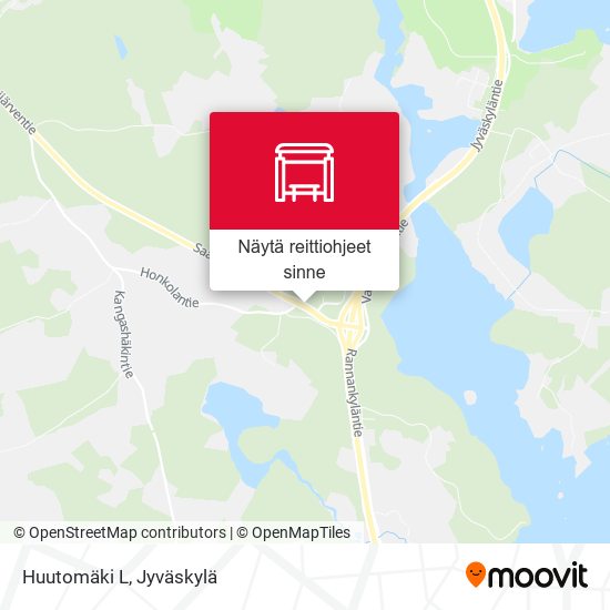 Huutomäki L kartta