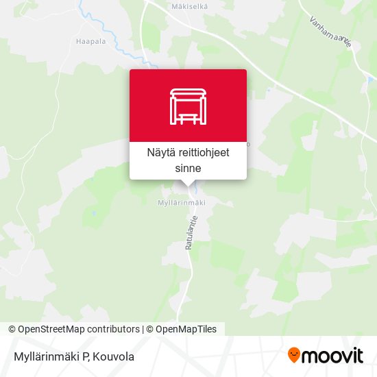 Myllärinmäki P kartta