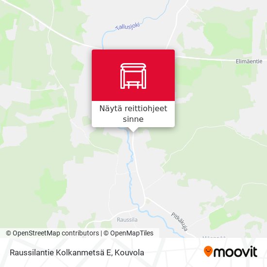 Raussilantie Kolkanmetsä E kartta