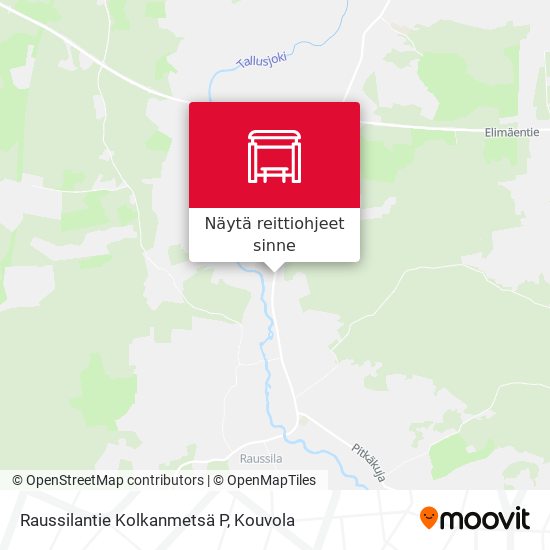 Raussilantie Kolkanmetsä P kartta