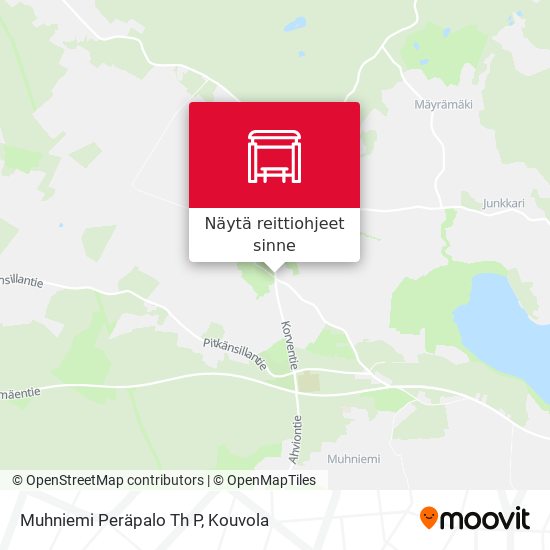 Muhniemi Peräpalo Th P kartta