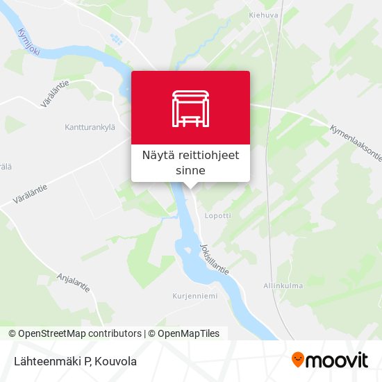 Lähteenmäki P kartta