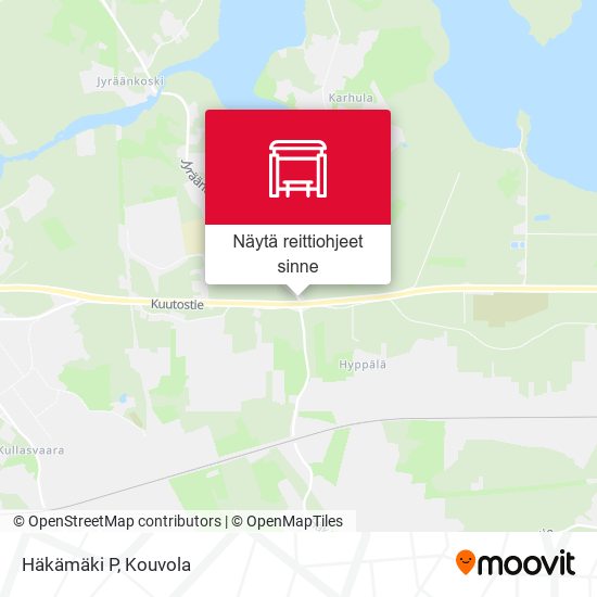 Häkämäki P kartta