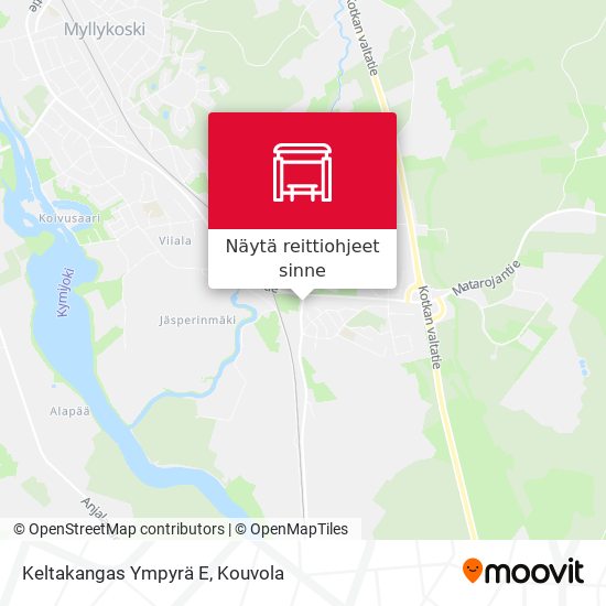 Keltakangas Ympyrä E kartta