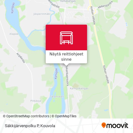 Säkkijärvenpolku P kartta