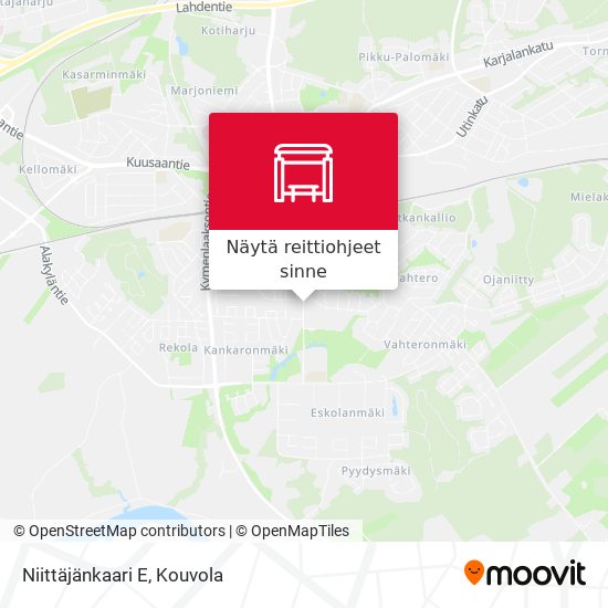 Niittäjänkaari E kartta