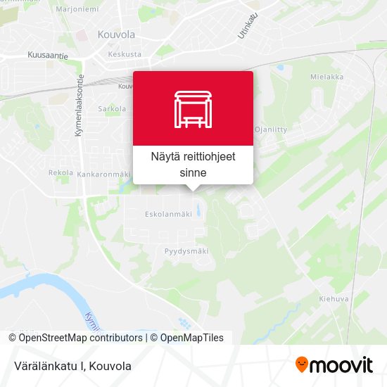 Värälänkatu I kartta