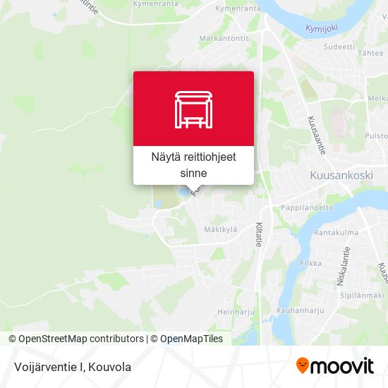 Voijärventie I kartta