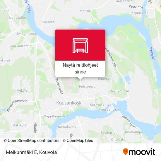 Melkunmäki E kartta