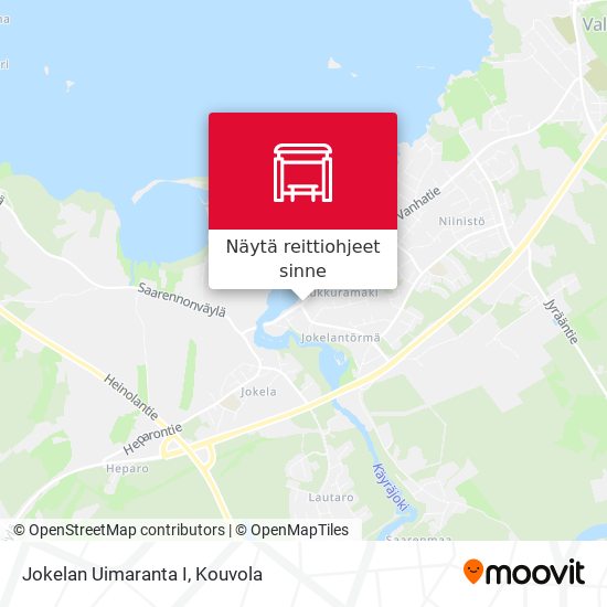 Jokelan Uimaranta I kartta