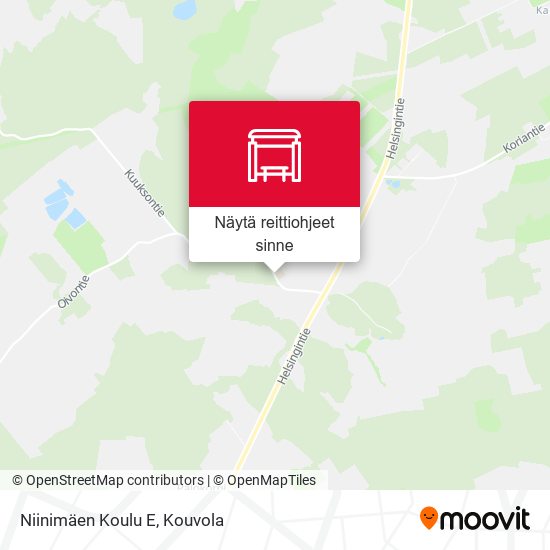 Niinimäen Koulu E kartta