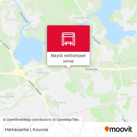 Härkäojantie I kartta