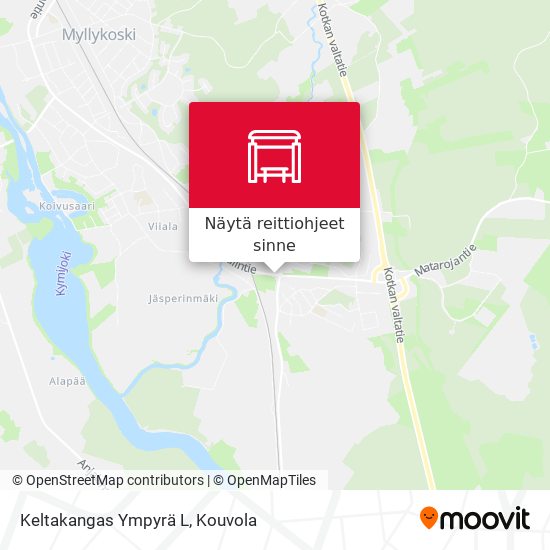 Keltakangas Ympyrä L kartta