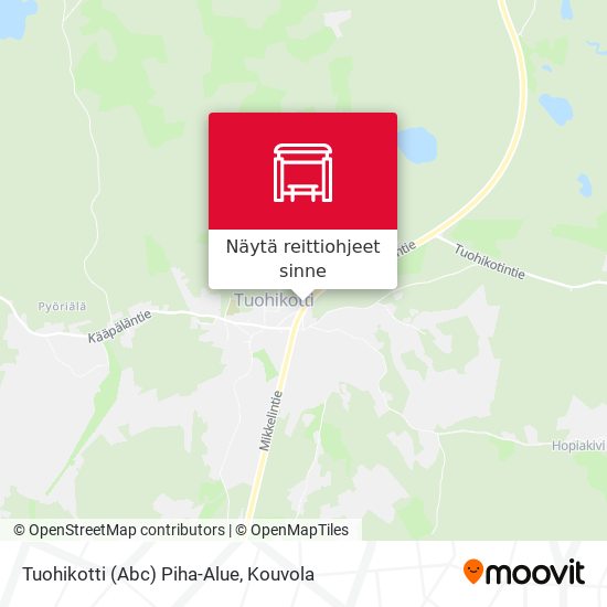 Tuohikotti (Abc)  Piha-Alue kartta