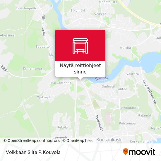 Voikkaan Silta P kartta