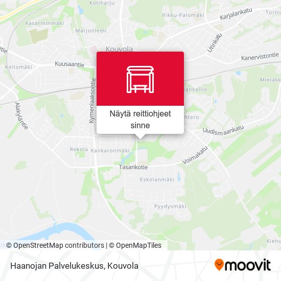 Haanojan Palvelukeskus kartta