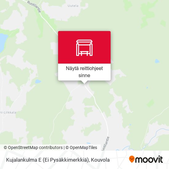 Kujalankulma E (Ei Pysäkkimerkkiä) kartta