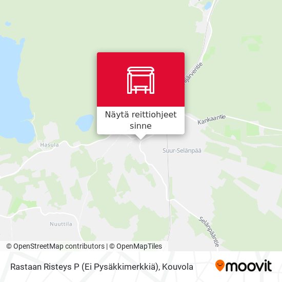Rastaan Risteys P (Ei Pysäkkimerkkiä) kartta