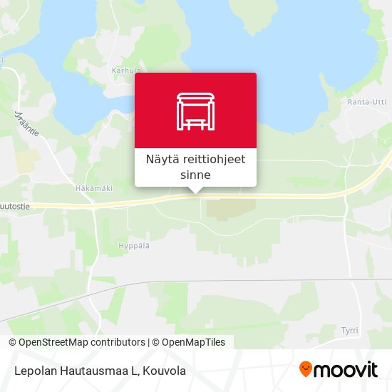Lepolan Hautausmaa L kartta