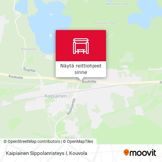 Kaipiainen Sippolanristeys I kartta