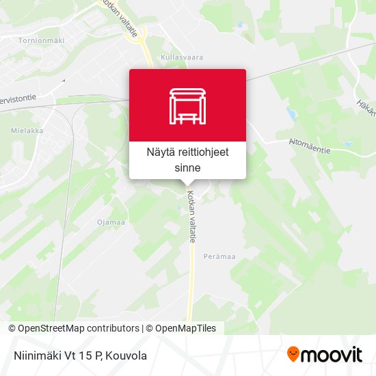 Niinimäki Vt 15 P kartta