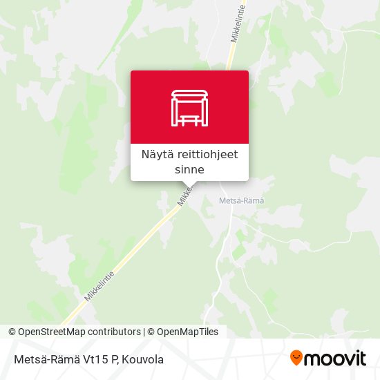 Metsä-Rämä Vt15 P kartta