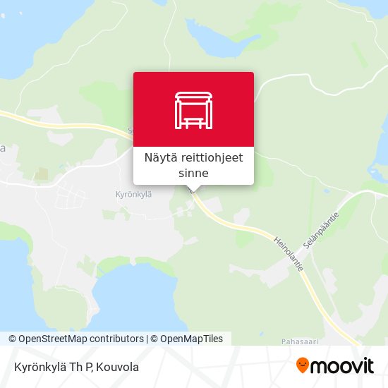 Kyrönkylä Th P kartta