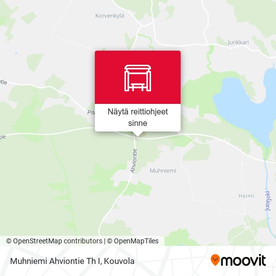 Muhniemi Ahviontie Th I kartta