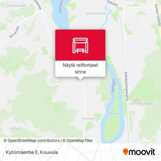 Kytömäentie E kartta