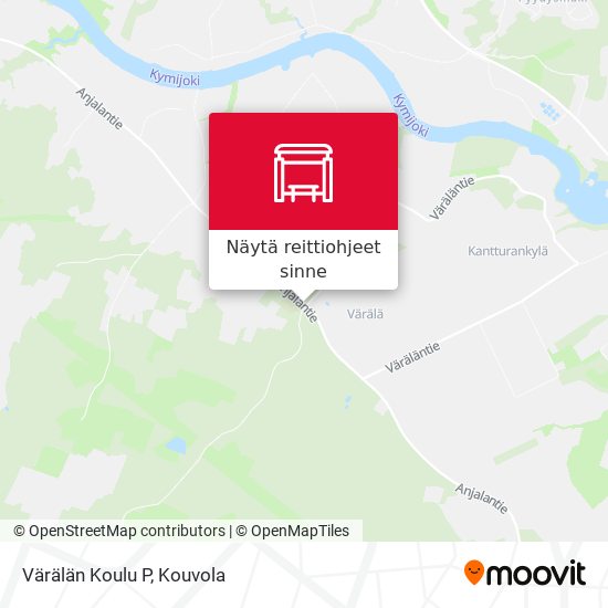 Värälän Koulu P kartta