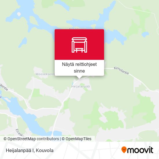 Heijalanpää I kartta
