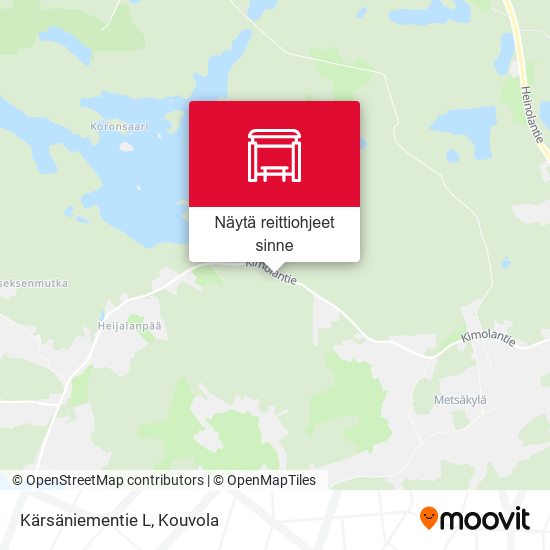 Kärsäniementie L kartta
