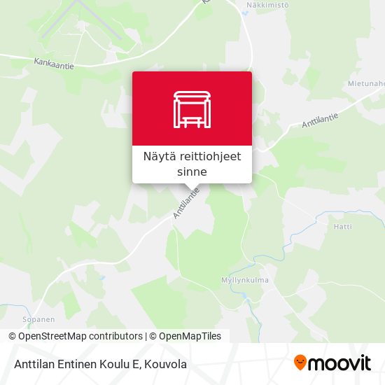 Anttilan Entinen Koulu E kartta
