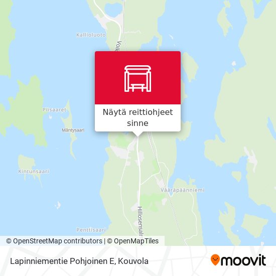 Lapinniementie Pohjoinen E kartta