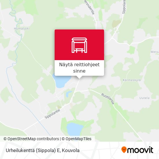 Urheilukenttä (Sippola) E kartta