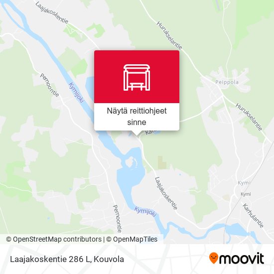Laajakoskentie 286 L kartta