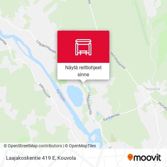 Laajakoskentie 419 E kartta
