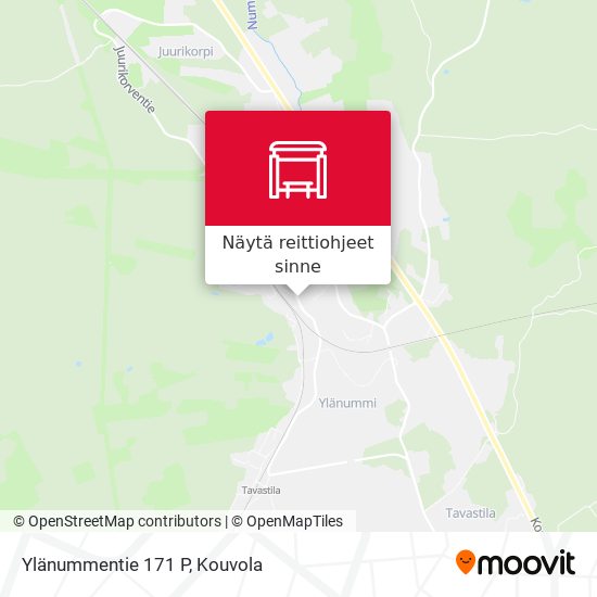Ylänummentie 171 P kartta