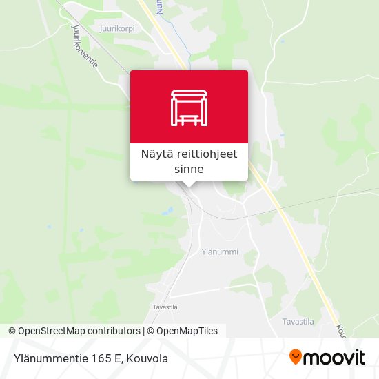 Ylänummentie 165 E kartta